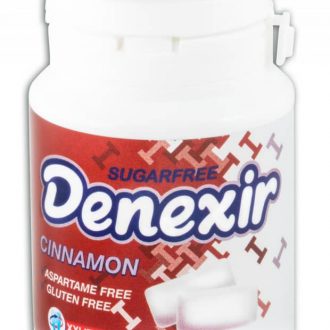 آدامس دارچین قوطی دنکسیر DENEXIR بدون آسپارتام ، بدون شکر ، بدون گلوتن