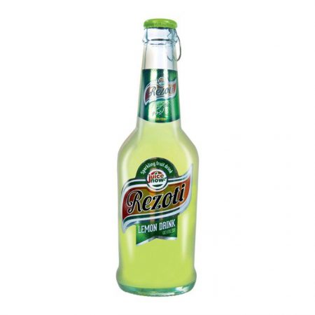 نوشیدنی گازدار شیشه ای لیمویی رزوتی